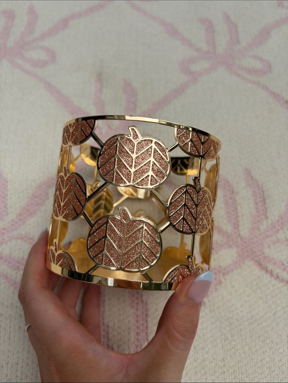 Bath and Body Works Pumpkin Candle Holder